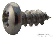 SCREW, POZI PAN, STEEL, A2, #4X1/4,PK100