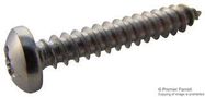 SCREW, POZI PAN, STEEL, A2, #8X1, PK100