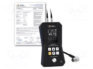 Tester: thickness; LCD TFT 2,4"; 1÷225mm; Measurement memory: 500 PCE INSTRUMENTS