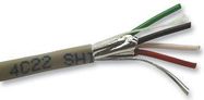 CABLE, SEC, SHLD, GREY, 3.9MM, 100M