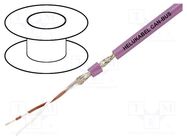 Wire; 1x2x0.34mm2; CAN bus; stranded; Cu; PVC; violet; 30V; none HELUKABEL
