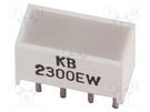 LED backlight; yellow; Lens: white,diffused; λd: 588nm; 8÷40mcd KINGBRIGHT ELECTRONIC