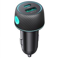 60W USB-C USB-A car charger Joyroom JR-CCN01 - black, Joyroom