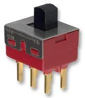 SLIDE SWITCH, DPDT, ON-OFF-ON