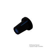 KNOB, PUSH-ON, D SHAFT, BLUE