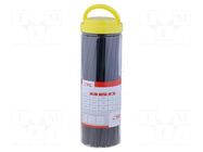 Set of heat shrink sleeves; 2: 1; 200mm; black; polyolefine CYG/KTG