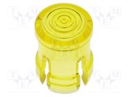 LED lens; round; yellow; lowprofile; 3mm KEYSTONE