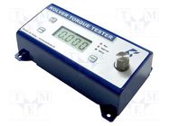 Electronic torque tester; 9VDC; 0.03÷1Nm; Unit: kgfcm,lbfin,Nm KOLVER