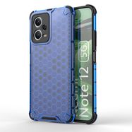 Honeycomb case for Xiaomi Redmi Note 12 5G / Poco X5 5G armored hybrid case blue, Hurtel