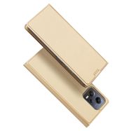 Dux Ducis Skin Pro Case For Xiaomi Redmi Note 12 Pro / Poco X5 Pro 5G Cover Flip Card Wallet Stand Gold, Dux Ducis