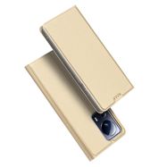 Dux Ducis Skin Pro Case for Xiaomi 13 Lite Flip Card Wallet Stand Gold, Dux Ducis