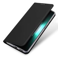 Dux Ducis Skin Pro Case For Realme GT Neo 5 / Realme GT3 Flip Cover Card Wallet Stand Black, Dux Ducis