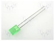 LED; green; rectangular; 5x2mm; 2÷8mcd; 110°; Front: flat; 20mA KINGBRIGHT ELECTRONIC
