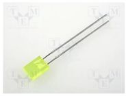 LED; yellow; rectangular; 5x2mm; 2÷8mcd; 110°; Front: flat; 20mA KINGBRIGHT ELECTRONIC