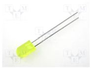 LED; yellow; rectangular; 5x2.5mm; 2÷8mcd; 100°; Front: convex; 20mA KINGBRIGHT ELECTRONIC