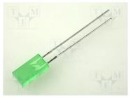 LED; green; rectangular; 5x2.5mm; 1.3÷8mcd; 110°; Front: flat; 20mA KINGBRIGHT ELECTRONIC