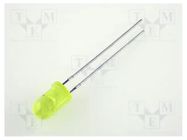 LED; yellow; 5mm; 5÷32mcd; 60°; Front: convex; 2.1÷2.5VDC KINGBRIGHT ELECTRONIC