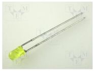 LED; 3mm; yellow; 0.8÷3.2mcd; 60°; Front: convex; 1.8÷2.1V KINGBRIGHT ELECTRONIC