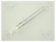 LED; 3mm; green; 70÷150mcd; 50°; Front: convex; 2.2÷2.5V KINGBRIGHT ELECTRONIC