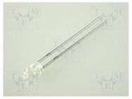 LED; 3mm; yellow; 200÷1300mcd; 50°; Front: convex; 2÷2.5V KINGBRIGHT ELECTRONIC