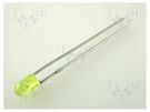 LED; 3mm; yellow; 8÷32mcd; 60°; Front: convex; 2.1÷2.5V KINGBRIGHT ELECTRONIC
