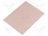 Laminate; aluminium; 1mm; L: 100mm; W: 75mm; Coating: copper 