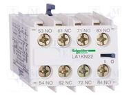 Auxiliary contacts; Leads: screw terminals; front; TeSys K SCHNEIDER ELECTRIC