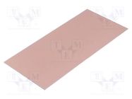 Laminate; FR4,epoxy resin; 1mm; L: 210mm; W: 100mm; Coating: copper 