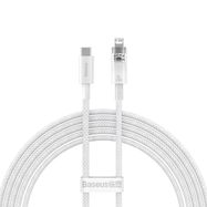 Baseus CATS010302 Lightning - USB-C cable 20W 480Mb/s 2m - white, Baseus