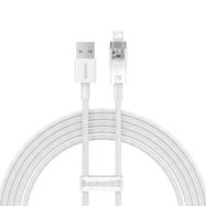 Baseus Explorer Series cable USB - Lightning 2.4A 2 m white (CATS010102), Baseus