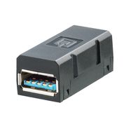 USB connector, IP67 with housing, Connection 1: USB A, Connection 2: USB A Weidmuller