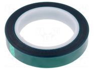 Tape: electrical insulating; W: 19mm; L: 66m; Thk: 0.06mm; green IPT