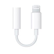 Apple MMX62ZM/A Lightning to 3.5mm Mini Jack Female Adapter White, Apple