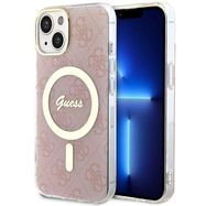 Guess 4G MagSafe case for iPhone 14 - pink, Guess