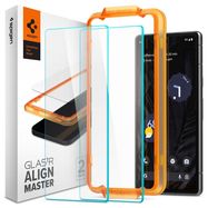 TEMPERED GLASS Spigen ALM GLAS.TR 2-PACK GOOGLE PIXEL 7A CLEAR, Spigen