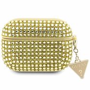 Guess GUAPHDGTPD AirPods Pro cover gold/gold Rhinestone Triangle Charm, Guess