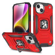 Wozinsky Ring Armor iPhone 15 Plus iPhone 15 Plus Ring Armor Case - Red, Wozinsky