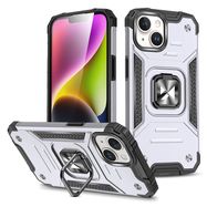 Wozinsky Ring Armor iPhone 15 Plus iPhone 15 Plus Ring Armor Case - Silver, Wozinsky