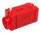 RECEPTACLE, 4MM, PCB, RED, 10A