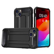 iPhone 15 Plus Hybrid Armor case - black, Hurtel