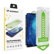9H tempered glass with mounting frame for iPhone 13 Pro Max Wozinsky Premium Glass - black, Wozinsky