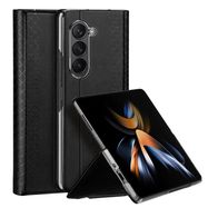 Leather Flip and Wallet Case for Samsung Galaxy Z Fold5 5G Dux Ducis Bril - Black, Dux Ducis