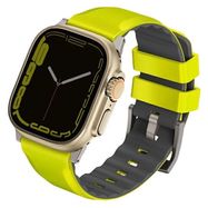 Uniq Linus Airosoft Silicone strap for Apple Watch 1/2/3/4/5/6/7/8/SE/SE2/Ultra 42/44/45/49mm - lime, UNIQ