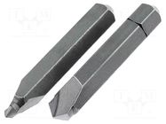 Kit: screwdriver bits; 35mm; Mounting: 1/4" (C6,3mm); 2pcs. C.K