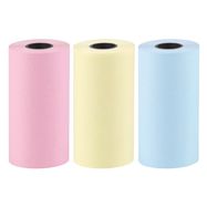 Set of colorful paper rolls for the HURC9 cat mini thermal printer - 3 pcs., Hurtel