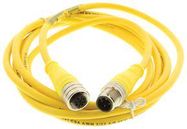 SENSOR CORD, 4P, M12 RCPT-PLUG, 2M