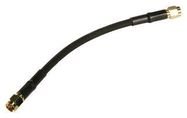 COAXIAL CABLE ASSEMBLY, RG-58, 6IN, BLACK