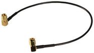 COAXIAL CABLE ASSEMBLY, RG-174, 12IN, BLACK