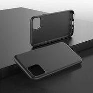 Gel flexible cover for iPhone 15 Pro Max Soft Case - black, Hurtel