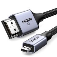 Ugreen HD164 15517 micro HDMI / HDMI 2.1 8K cable 2m - gray, Ugreen